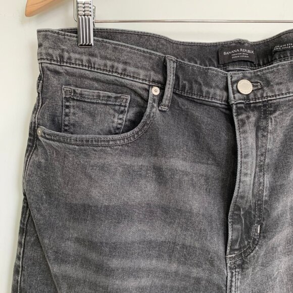 Banana Republic Super High-Rise Straight-Fit Ankle Jeans 33 / 16 Long NWT - Picture 6 of 9